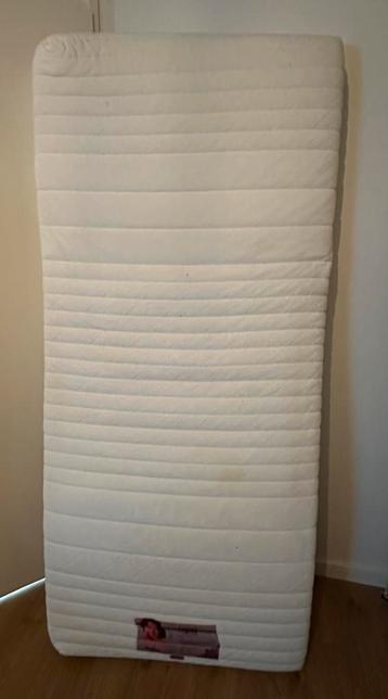 Pocketvering matras. 90x200cm. 19 cm hoog.