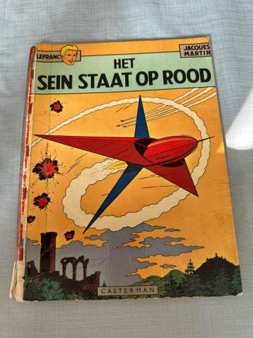 Stripboek jacques martin - het sein staat op rood