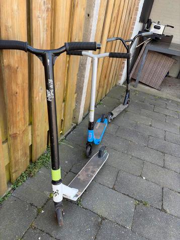 2 gebruikte kinder stepjes - mogen voor kleine prijs weg