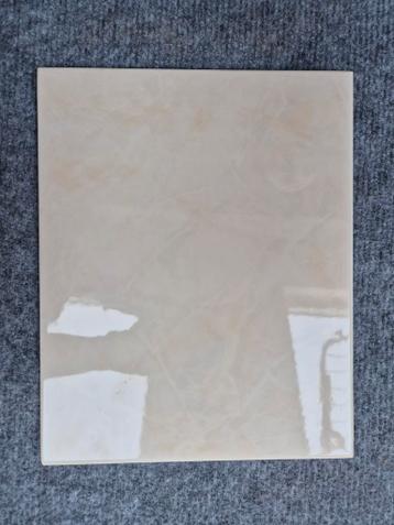 Glanzende tegel 20x25 - 33 stuks + 3 gesneden