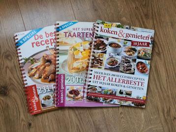 Kookboeken en Foodies Magazines (9 stuks)