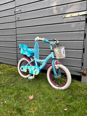 Kinderfiets Disney Frozen - Gebruikt maar werkt prima
