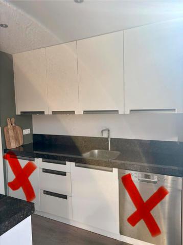 Gratis af te halen: Keukenblok crème wit met composiet blad