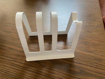 IKEA Pannendekselhouder wit metaal