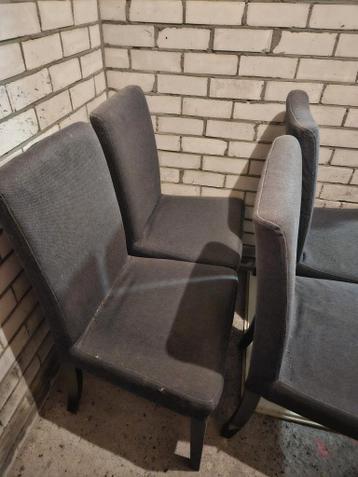 Eetkamerstoelen antraciet