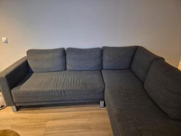 GRATIS hoekbank donker grijs