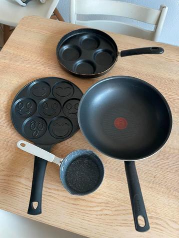 Pannenset voor gas kookplaat - Diverse pannen Gratis