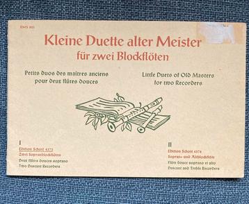 Bladmuziek blokfluit