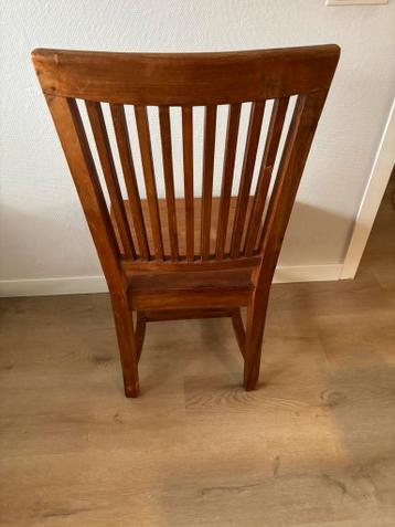 Teakhouten eetkamerstoelen