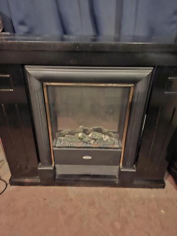 Sfeervolle Elektrische Haard - Zwart Design