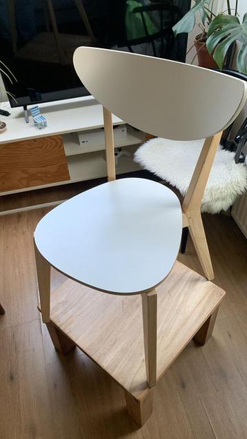 IKEA Nordmyra stoel - Witte zitting en rugleuning