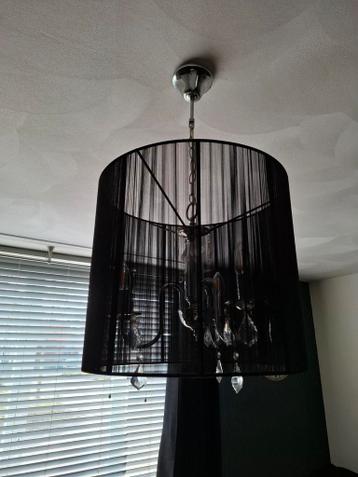 GRATIS af te halen - kroonluchter met zwarte lampenkap