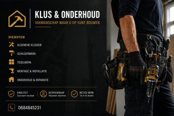 Klusjesman – Sloopwerk, Puin Opruimen, Kleine Verbouwingen