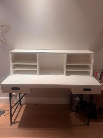 Bureau met opzetkast - 1.40x60x1.20m - Amsterdam