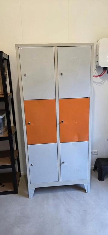 Kluisjeskast met 6 vakken