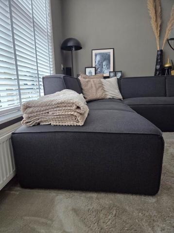 Grijze hoekbank 260x216