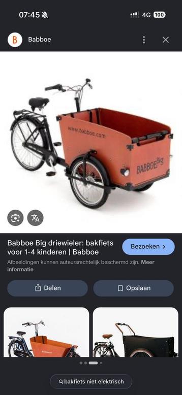 Gezocht: Opknap bakfiets