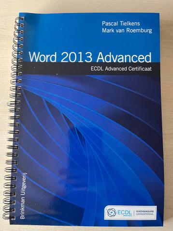 Excel en Word leerboeken ECDL Advanced