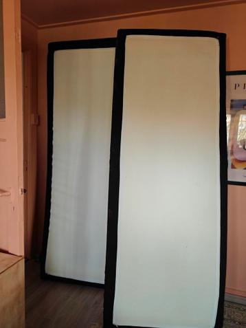 Twee losse matrassen 80x220 (160x220) cm, 18 cm dik