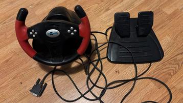 Gratis ophalen racestuur met pedalen voor PC