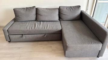 Gratis IKEA hoekbank met slaapfunctie – grijs