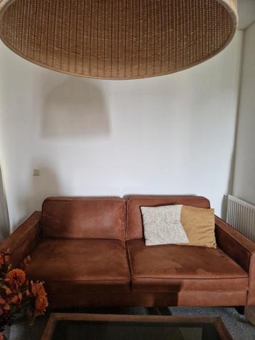 Gratis Cognac tweezits bank - Goede staat!