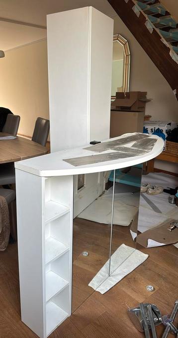 Badkamermeubels badkamerkasten wit gebruikt gratis