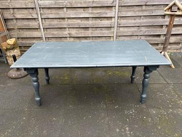 Grote tafel met afneembare poten - werkbank/tuintafel