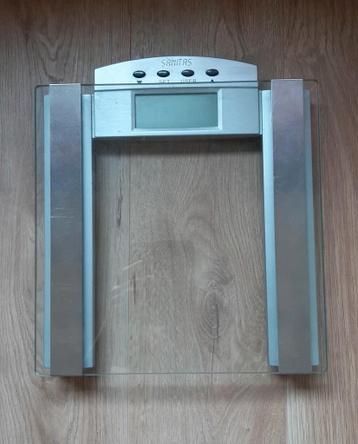 Sanitas Digitale Personenweegschaal - Glas en Zilver