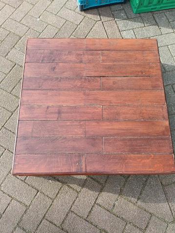 Zelfgemaakte salontafel