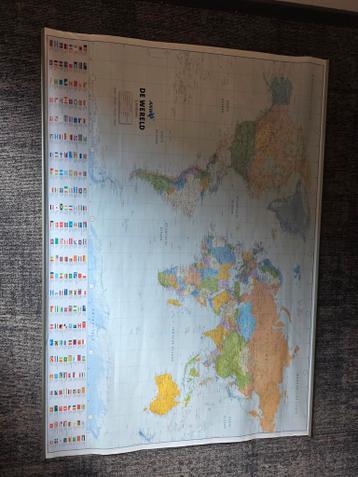 ANWB Wereldkaart - Grote gedetailleerde landkaart