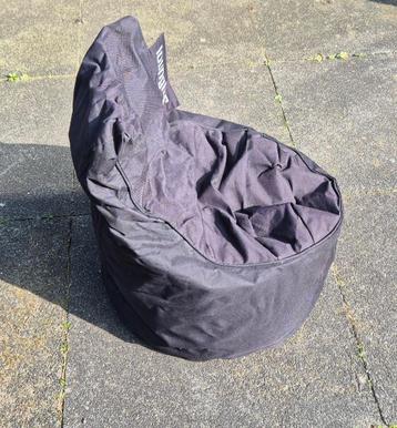 Zwarte Zitzak kind 50cmx60cm