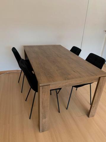 Elegante eettafel met 6 stoelen - Zo goed als nieuw