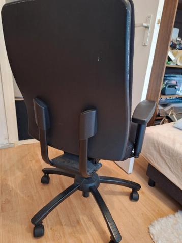 Graris zwarte Bureaustoel