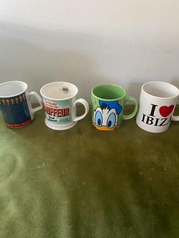Set van 4 diverse mokken - Leuke designs