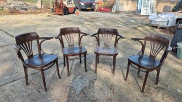 Vier stuks Café stoelen
