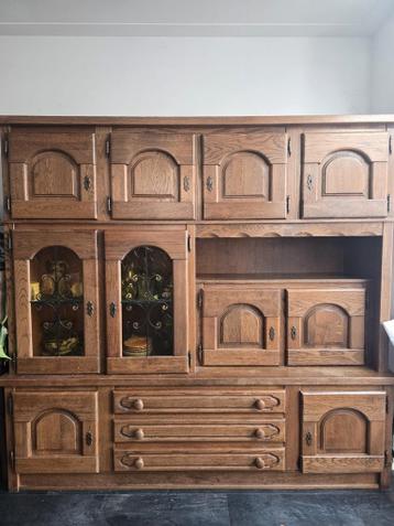 GRATIS / Massieve Eikenhouten Kast - 197x187x56 cm