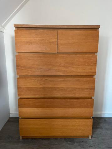 GRATIS Ikea Malm ladekast - Eikenfineer