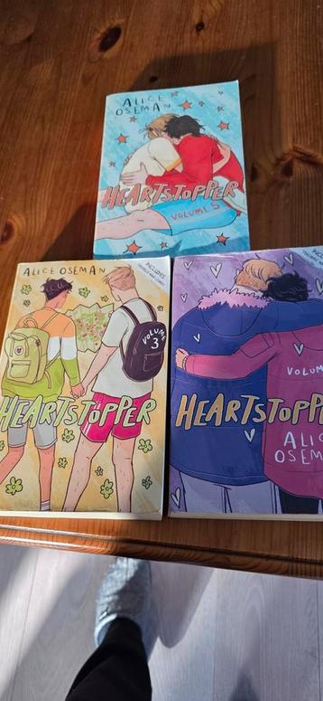 3 Heartstopper boeken van Alice Oseman.  - Volumes 3, 4 en 5