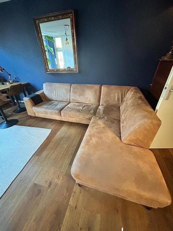Comfortabele hoekbank perfect met bankhoes - Gebruikt