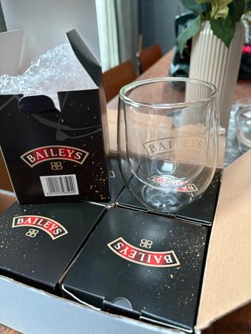 5 dubbelwandige Baileys glazen - nieuw in verpakking