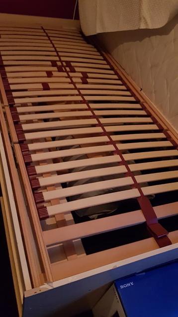 1 pers elektrisch verstelbare lattenbodem incl matras