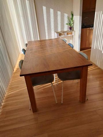 Gratis  Massief houten eettafel - 78x200x100cm