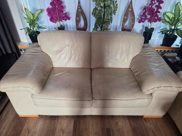 GRATIS leren 2 en 3 persoons bankstel