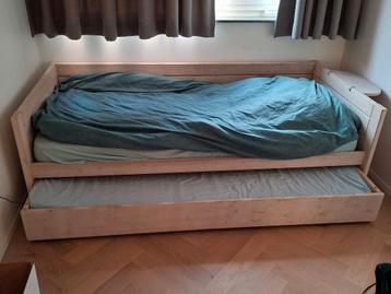 1-persoonsbed met onderschuifbed