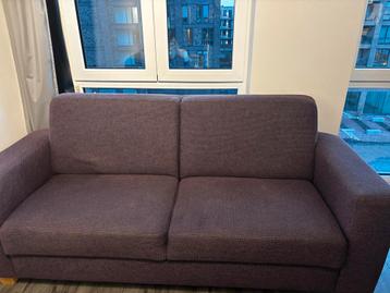 Ruime paarse tweezitsbank - Comfortabel en stijlvol