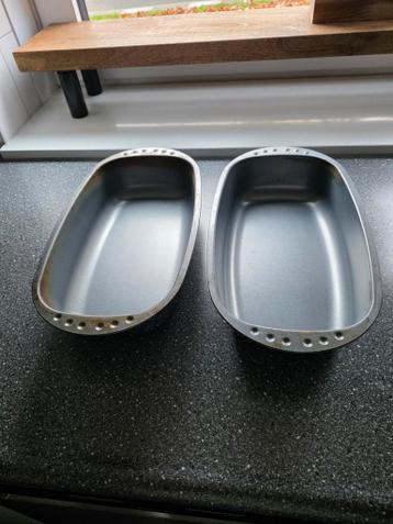 2 grote broodbakvormen