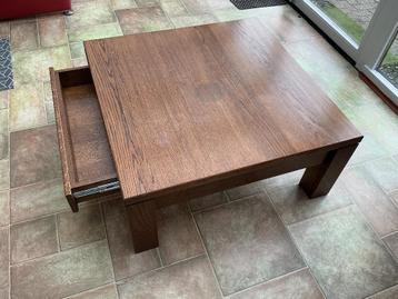 Zware houten Salontafel