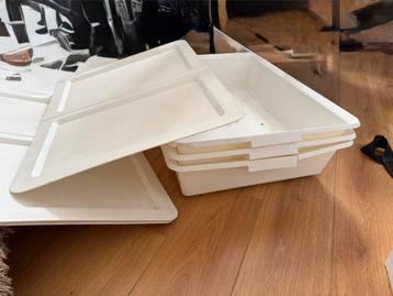 Opbergbakken voor onder bed met wieltjes