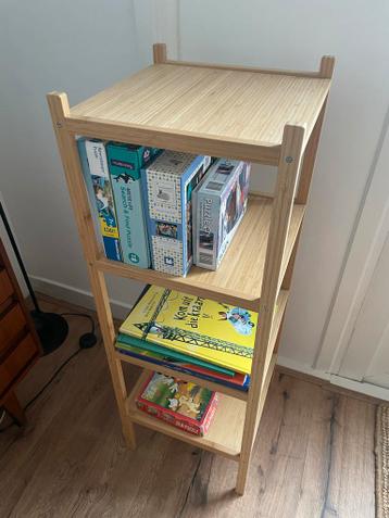IKEA RÅGRUND Open kast, bamboe, 37x37x104cm